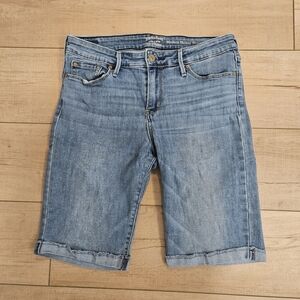 Levi's Light Blue Denim Modern Skinny Shorts